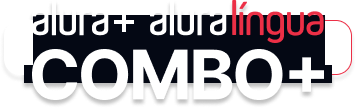 O comobo+ é a junção do alura+ e o alura língua